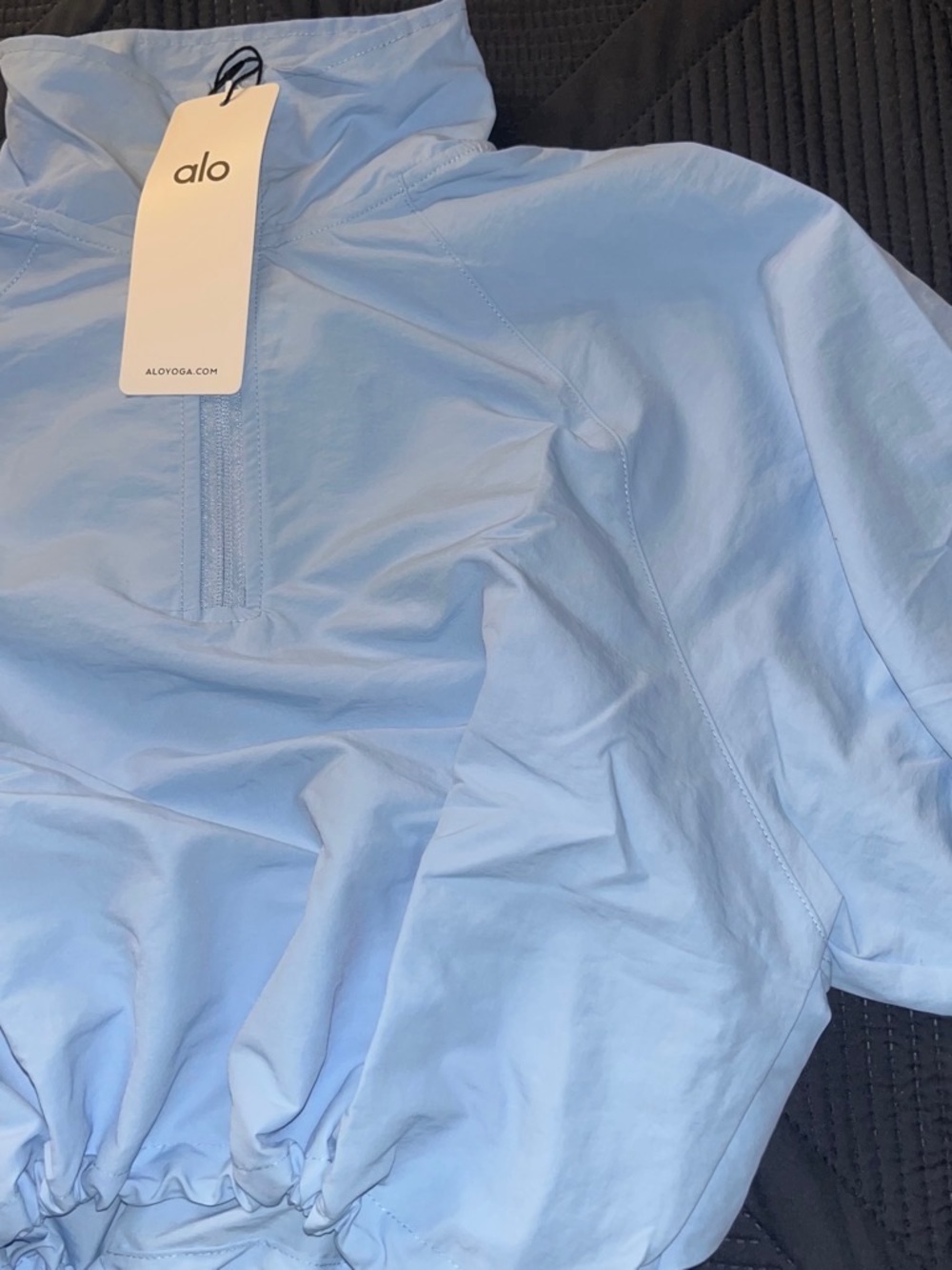 ALO Yoga Men’s Sky Blue Pullover Hoodie